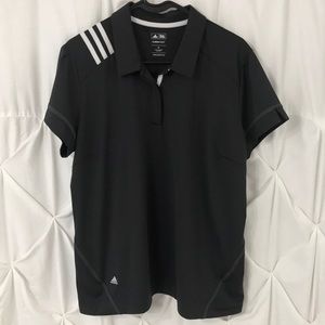 Adidas ClimaCool Golf Polo Shirt Black XL EUC
